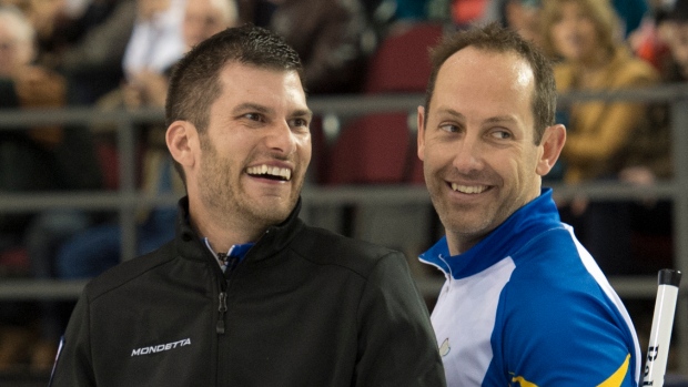 Craig Savill and Brent Laing, Curling Canada/Michael Burns Craig Savill and Brent Laing