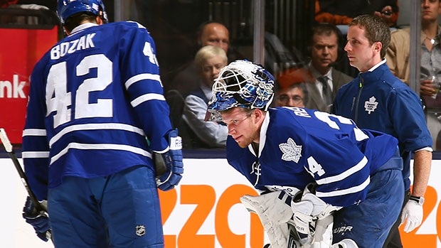 Tyler Bozak and James Reimer, Getty Images Tyler Bozak and James Reimer