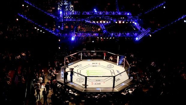 UFC Octagon, Simon Cooper/PA Images via Getty Images UFC Octagon