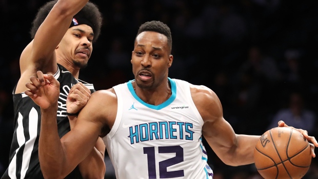 Dwight Howard and Jarrett Allen , Getty Images Dwight Howard and Jarrett Allen