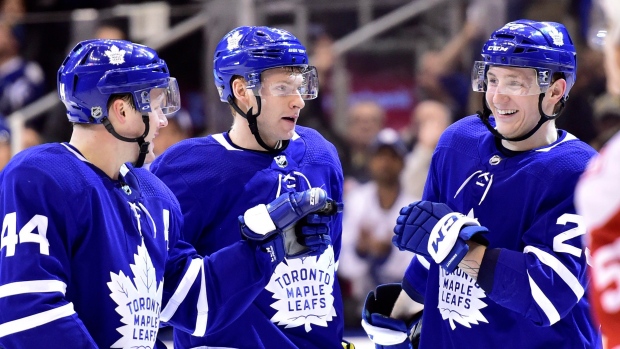 Toronto Maple Leafs celebrate