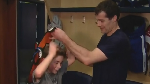 Brody and Patrick Marleau