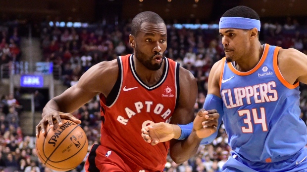 Serge Ibaka Tobias Harris , The Canadian Press Serge Ibaka Tobias Harris