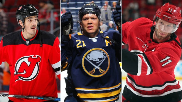 Boyle, Okposo and Staal, Getty Images Boyle, Okposo and Staal