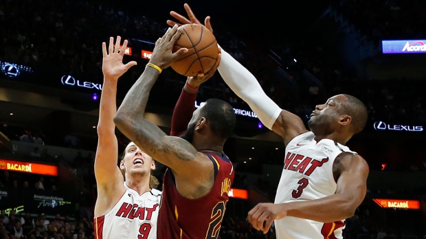 LeBron James, Dwyane Wade, The Canadian Press LeBron James, Dwyane Wade