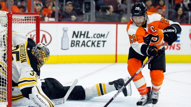 girouxs ot goal lifts flyers over bruins article tsn flyers goal