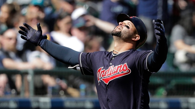 Yonder Alonso, The Canadian Press Yonder Alonso