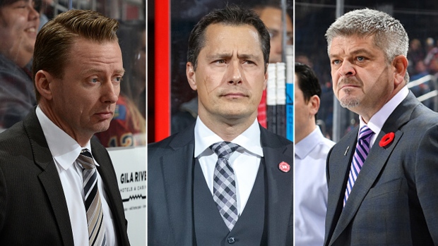 Glen Gulutzan Guy Boucher Todd McLellan, The Canadian Press Glen Gulutzan Guy Boucher Todd McLellan