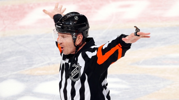 Tim Peal signals no goal, The Canadian Press Tim Peal signals no goal