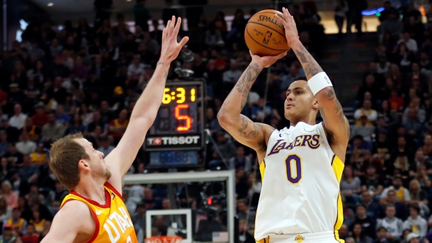 Kyle Kuzma and Joe Ingles, The Canadian Press Kyle Kuzma and Joe Ingles
