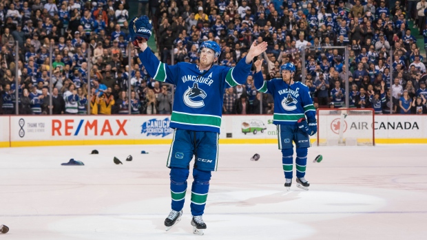 Henrik and Daniel Sedin, Rich Lam/Getty Images Henrik and Daniel Sedin
