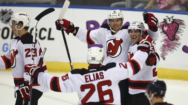Devils Celebrate, The Canadian Press Devils Celebrate