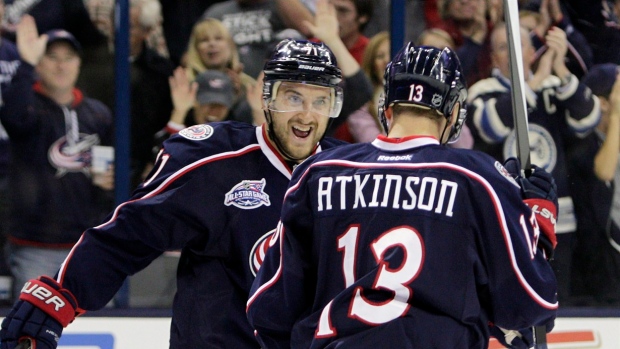 Nick Foligno and Cam Atkinson