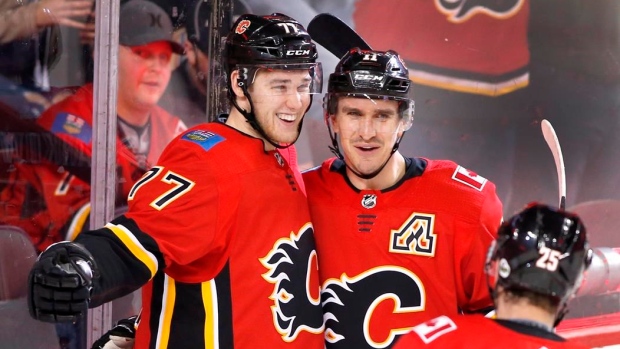 Mark Jankowski celebrates goal, The Canadian Press Mark Jankowski celebrates goal