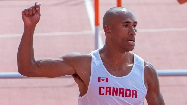 Canadian decathlete Damian Warner 