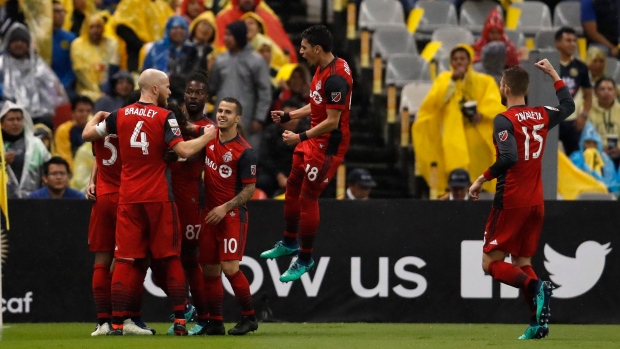 Toronto FC celebrates