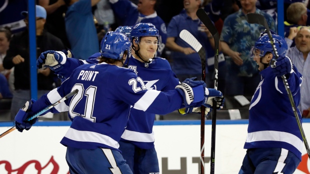 Tampa Bay Lightning celebrate