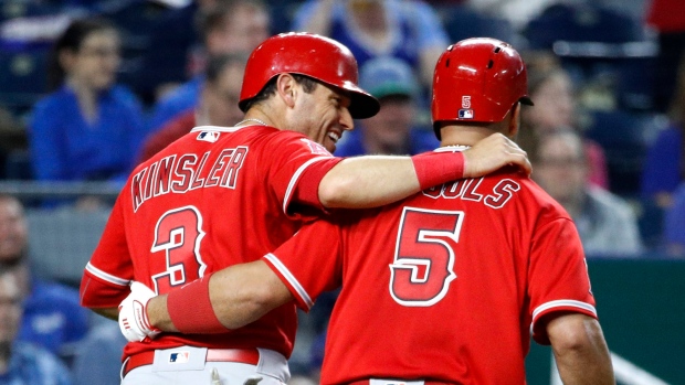 Ian Kinsler Albert Pujols, The Canadian Press Ian Kinsler Albert Pujols