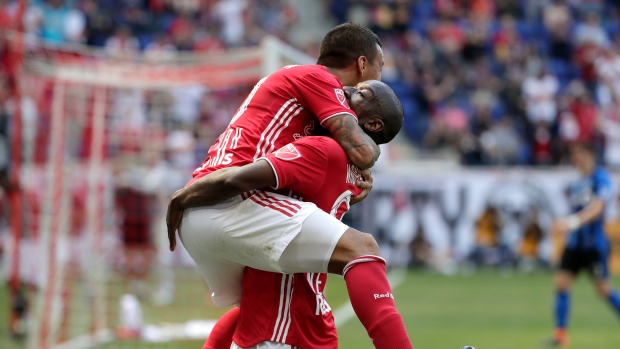 Kaku and Bradley Wright-Phillips, The Canadian Press Kaku and Bradley Wright-Phillips