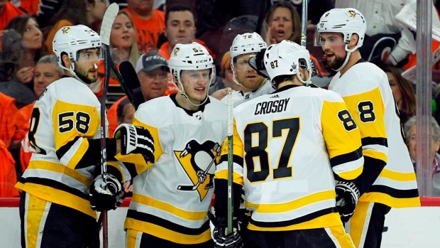 Pittsburgh Penguins celebrate, The Canadian Press Pittsburgh Penguins celebrate