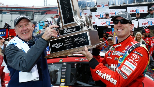 Kyle Busch, The Canadian Press Kyle Busch