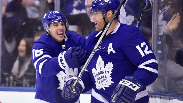 Mitch Marner, Patrick Marleau , The Canadian Press Mitch Marner, Patrick Marleau