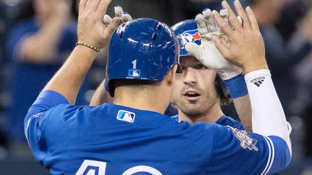 Randal Grichuk and Aledmys Diaz, The Canadian Press Randal Grichuk and Aledmys Diaz
