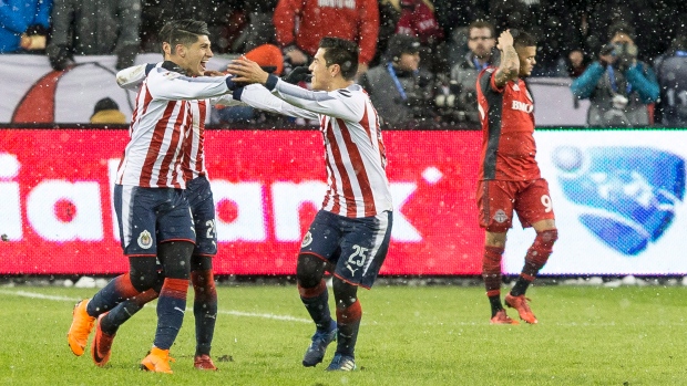 Guadalajara's Alan Pulido Celebrates 