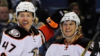 Hampus Lindholm and William Karlsson