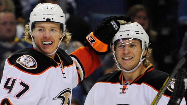 Hampus Lindholm and William Karlsson, The Canadian Press Hampus Lindholm and William Karlsson
