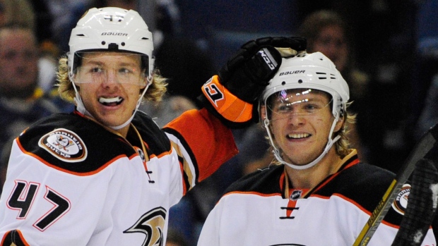 Hampus Lindholm and William Karlsson