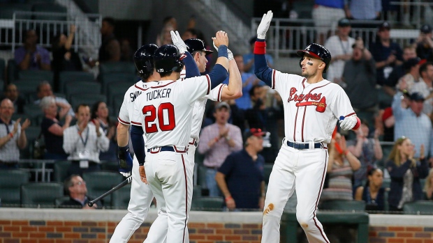 Atlanta Braves celebrate