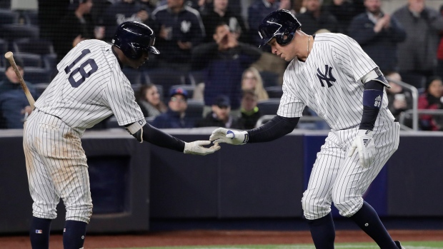 Aaron Judge and Didi Gregorius, The Canadian Press Aaron Judge and Didi Gregorius