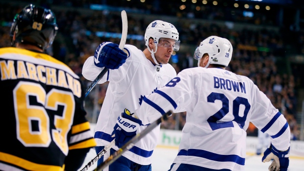 Connor Brown and Auston Matthews, The Canadian Press Connor Brown and Auston Matthews
