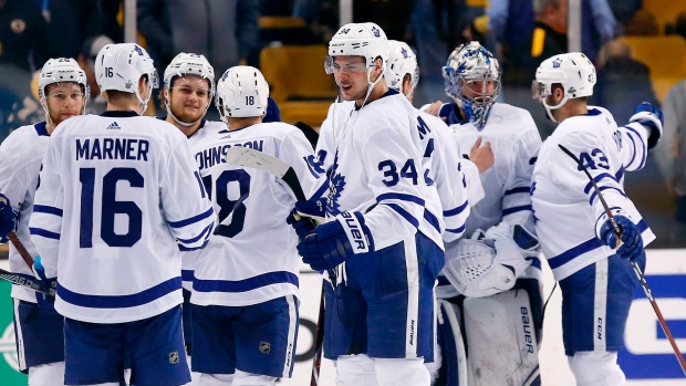 Maple Leafs Celebrate, The Canadian Press Maple Leafs Celebrate