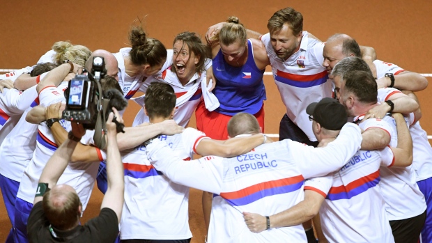 Czech Republic Fed Cup Victory, The Canadian Press Czech Republic Fed Cup Victory