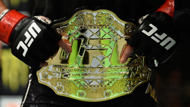 UFC Championship Belt, Jeff Bottari/Zuffa LLC/Zuffa LLC via Getty Images UFC Championship Belt