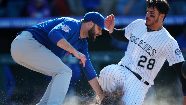 Brandon Morrow and Nolan Arenado, The Canadian Press Brandon Morrow and Nolan Arenado