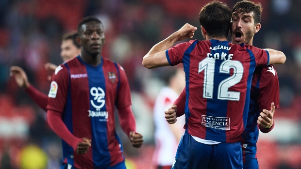 Levante players celebrate, Getty Images Levante players celebrate