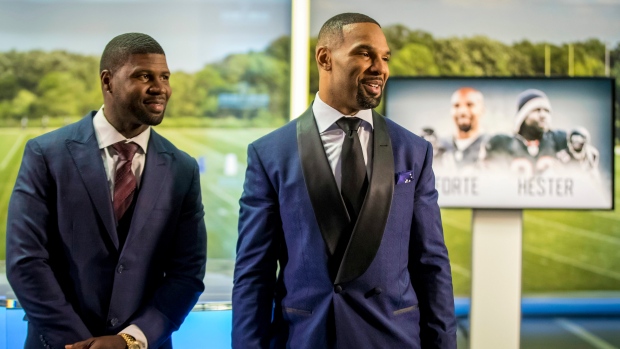 Devin Hester and Matt Forte, The Canadian Press Devin Hester and Matt Forte