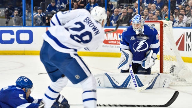 Andrei Vasilevsky stops Connor Brown