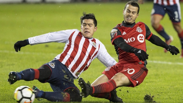 Sebastian Giovinco and Michael Perez, The Canadian Press Sebastian Giovinco and Michael Perez