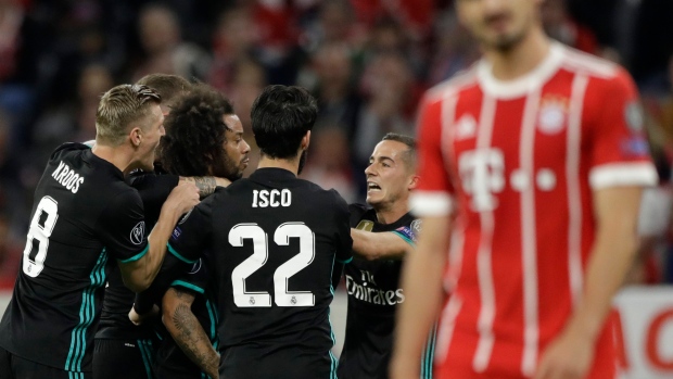 Real Madrid Celebrate, The Canadian Press Real Madrid Celebrate
