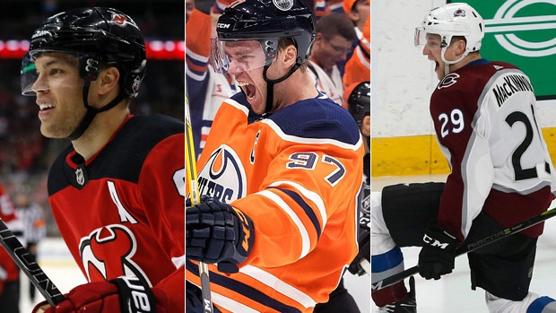 Taylor Hall, Connor McDavid and Nathan MacKinnon, The Canadian Press Taylor Hall, Connor McDavid and Nathan MacKinnon