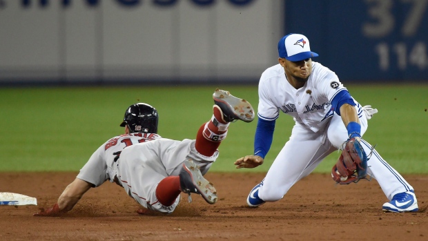 Andrew Benintendi, Lourdes Gurriel Jr., The Canadian Press Andrew Benintendi, Lourdes Gurriel Jr.