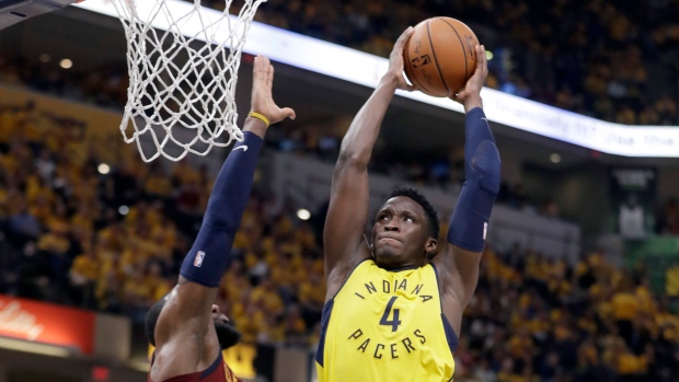 Victor Oladipo and LeBron James , The Canadian Press Victor Oladipo and LeBron James