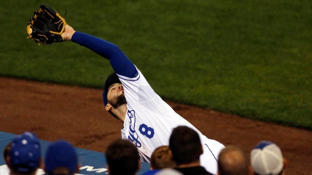 Mike Moustakas , The Canadian Press Mike Moustakas