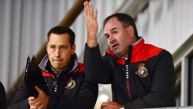 Guy Boucher, Pierre Dorion , The Canadian Press Guy Boucher, Pierre Dorion