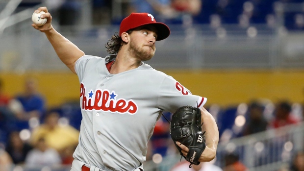 Nola works into eighth, pitches Phillies past Marlins - TSN.ca