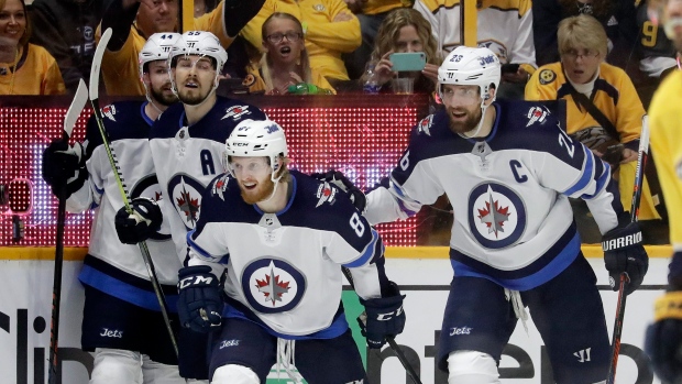 Jets Celebrate, The Canadian Press Jets Celebrate
